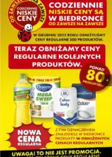 Biedronka – Niskie ceny gazetka 02.03. – 30.09.