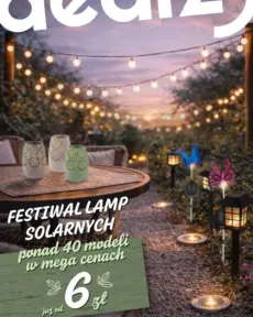 Dealz – Lamp solarnych gazetka 16.04. – 30.06.