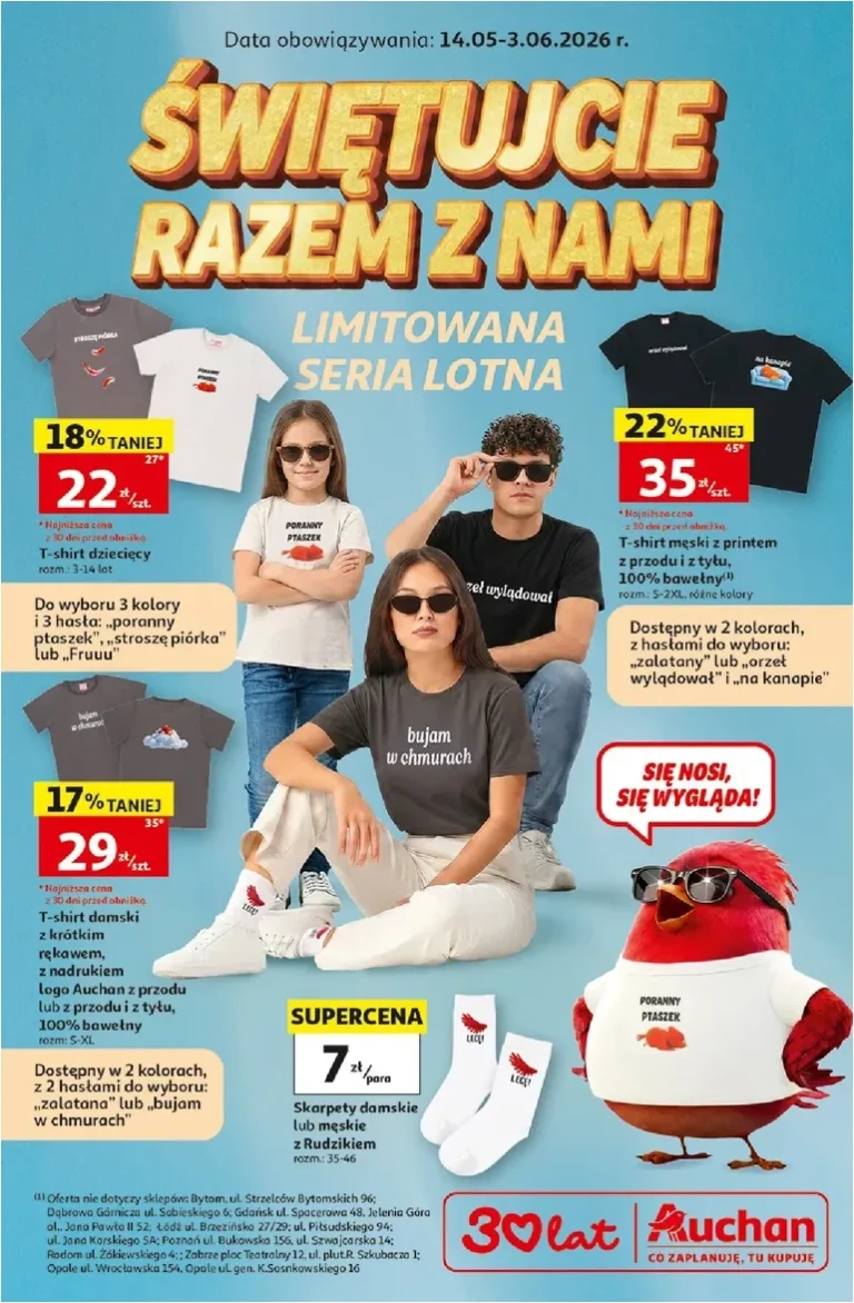 Auchan – Świętujcie Razem z Nami gazetka od 14.05.2026 - strona 1