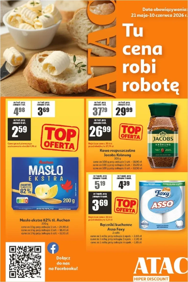 Auchan – ATAC Hiper Discount gazetka od 21.05.2026 - strona 1