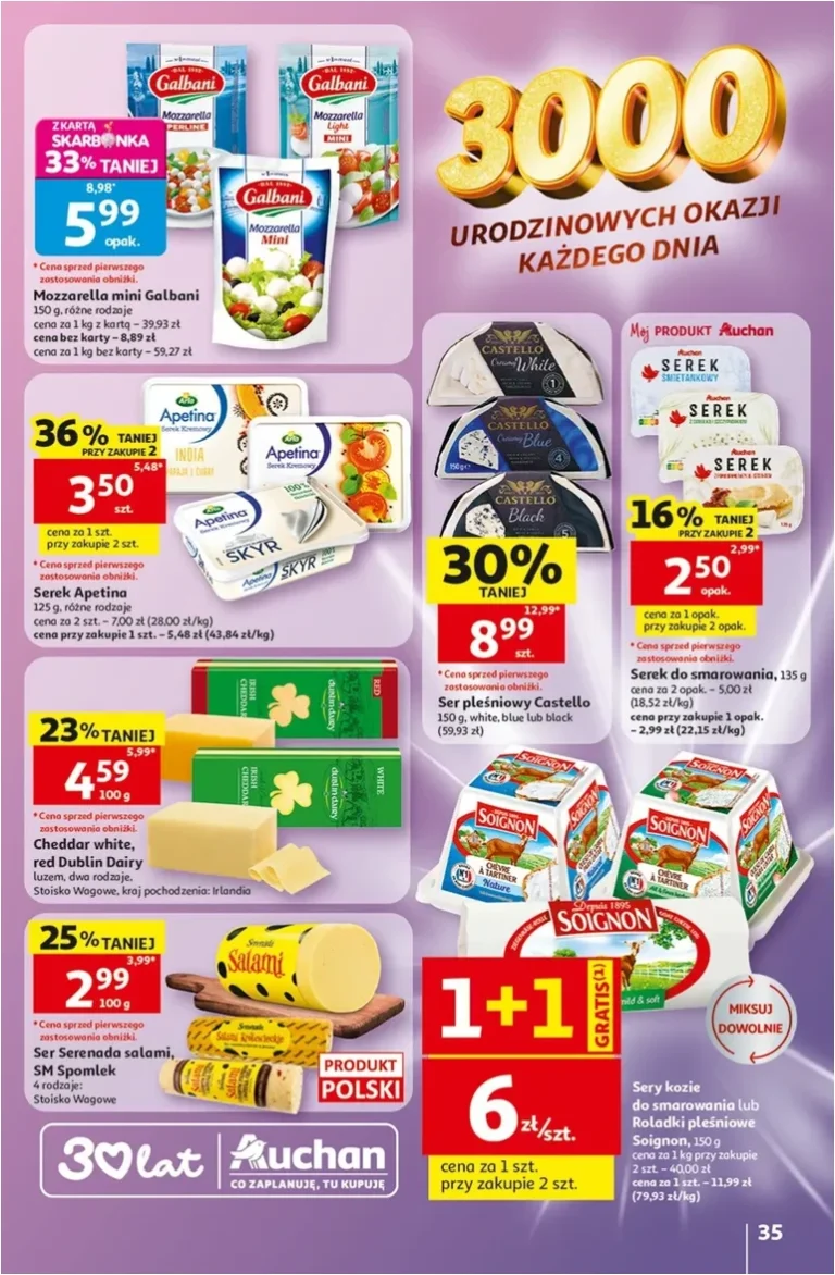 Najnowsza gazetka Auchan – Gazetka 30 Lat Hipermarket Auchan ważna od 28.05.2026 ⭐ - strona 35
