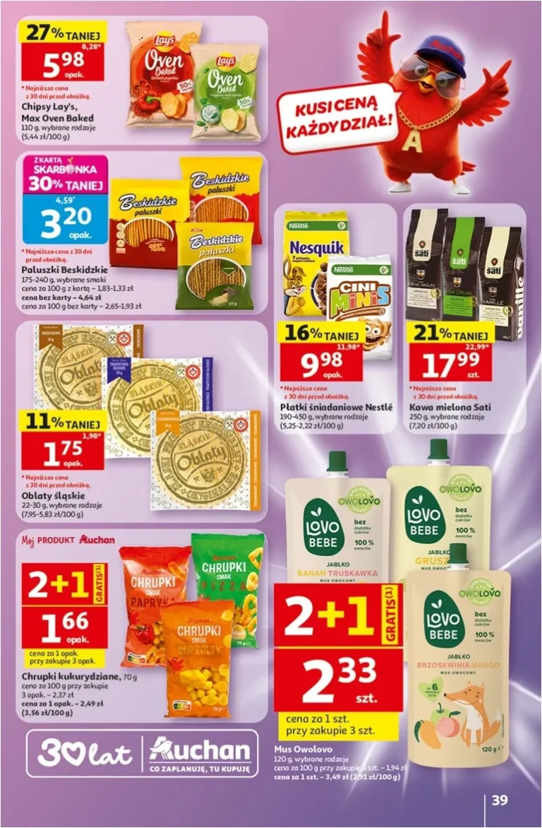 Najnowsza gazetka Auchan – Gazetka 30 Lat Hipermarket Auchan ważna od 28.05.2026 ⭐ - strona 39