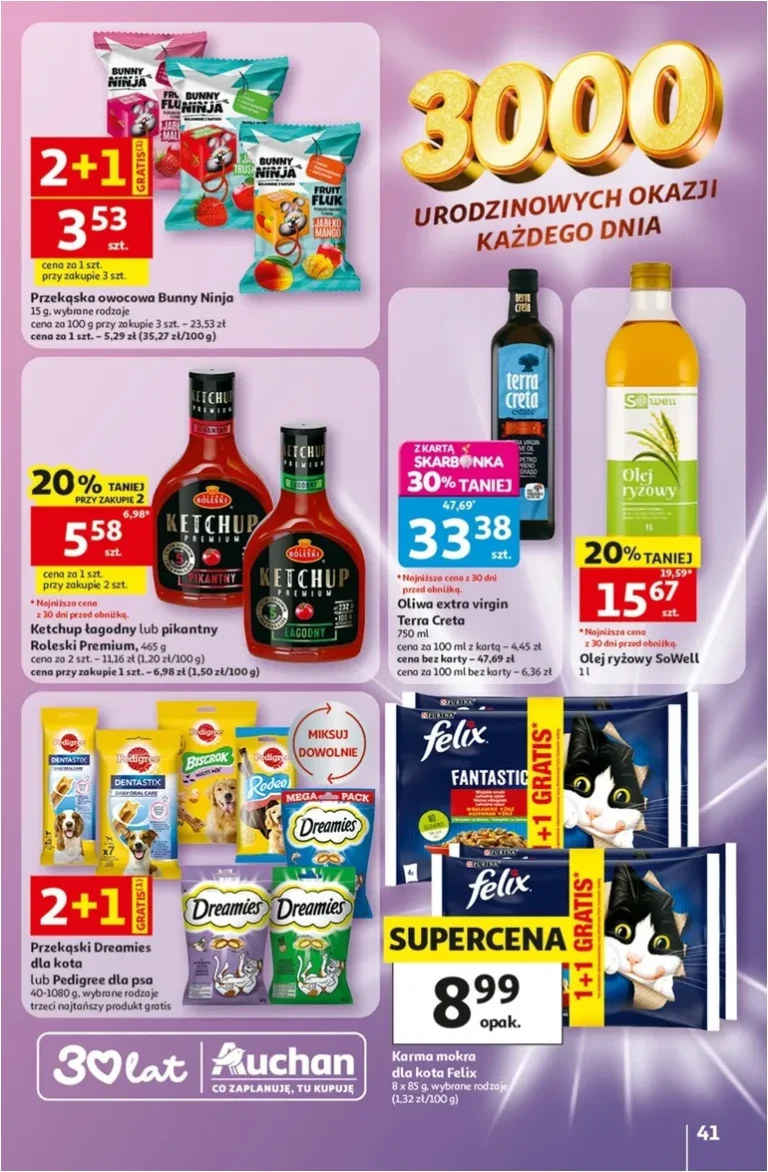 Najnowsza gazetka Auchan – Gazetka 30 Lat Hipermarket Auchan ważna od 28.05.2026 ⭐ - strona 41