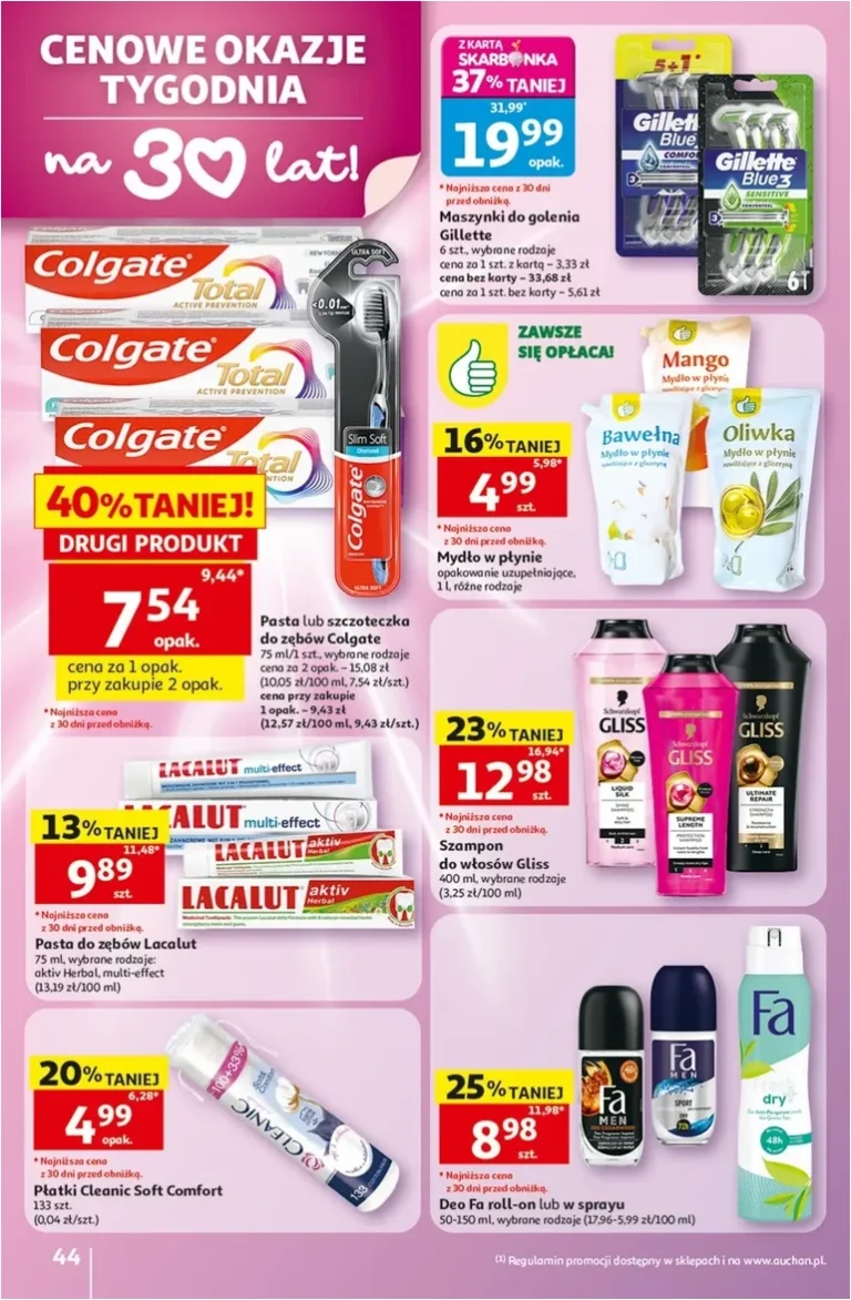 Najnowsza gazetka Auchan – Gazetka 30 Lat Hipermarket Auchan ważna od 28.05.2026 ⭐ - strona 44