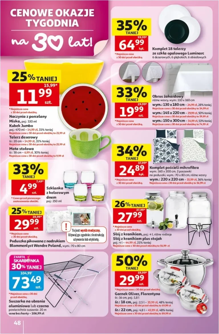 Najnowsza gazetka Auchan – Gazetka 30 Lat Hipermarket Auchan ważna od 28.05.2026 ⭐ - strona 48