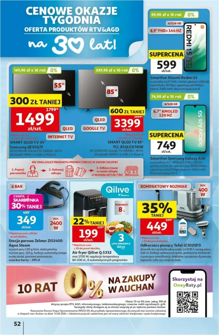 Najnowsza gazetka Auchan – Gazetka 30 Lat Hipermarket Auchan ważna od 28.05.2026 ⭐ - strona 52