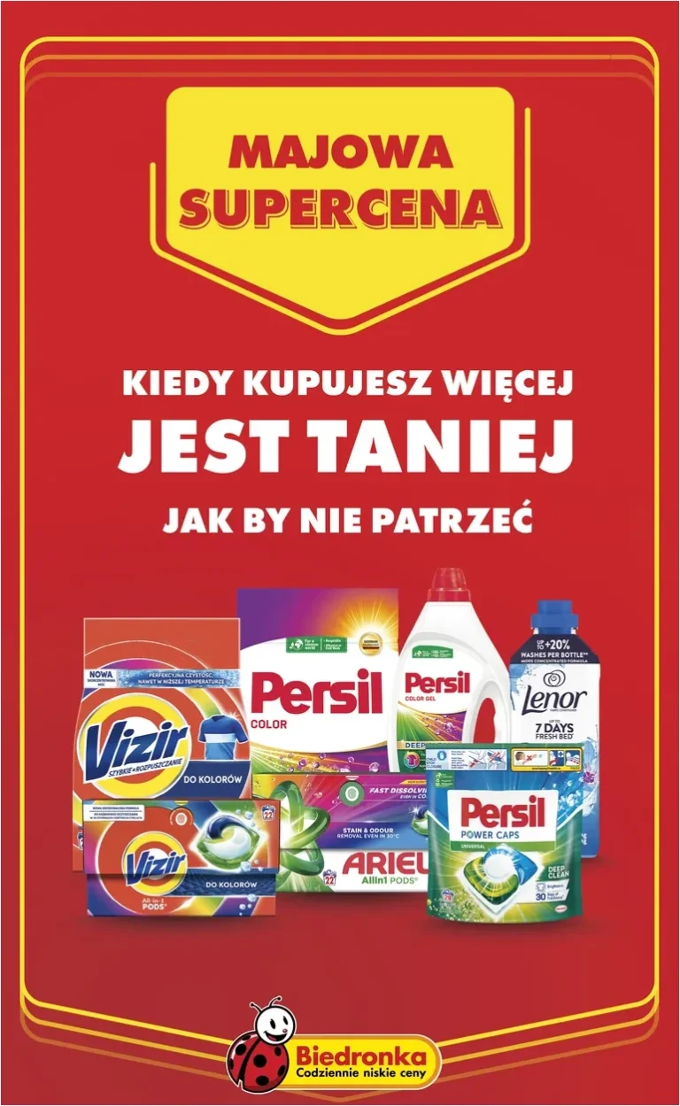 Biedronka – Majowa supercena gazetka od 14.05.2026 - strona 1