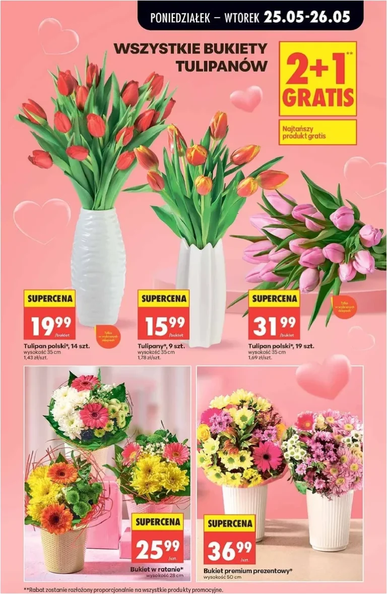 Biedronka – Kwiaty na dzień matki gazetka od 25.05.2026 - strona 1