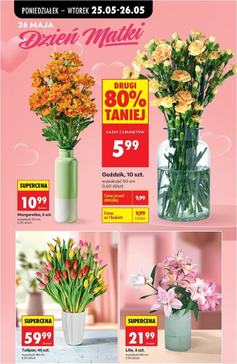 Biedronka – Kwiaty na dzień matki gazetka od 25.05.2026 - strona 2