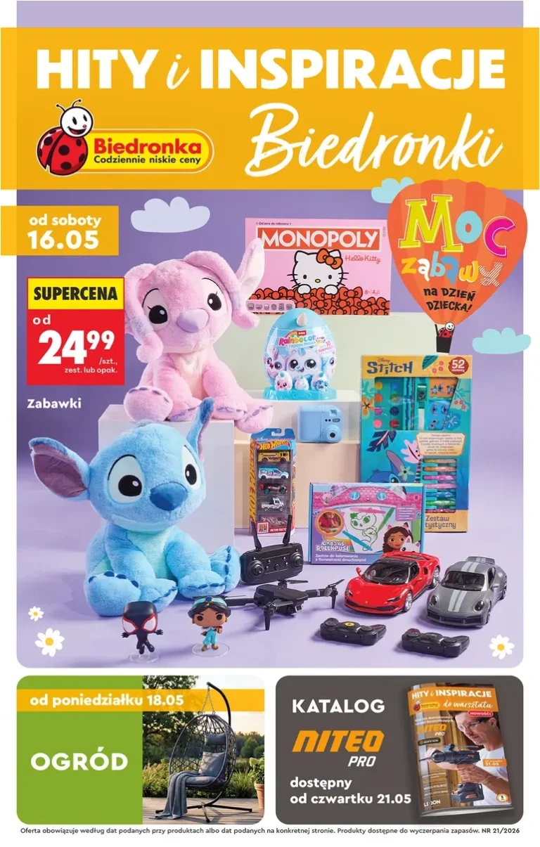 Biedronka – Hity i inspiracje gazetka od 16.05.2026 - strona 1