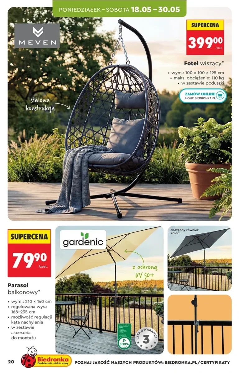 Biedronka – Hity i inspiracje gazetka od 16.05.2026 - strona 22