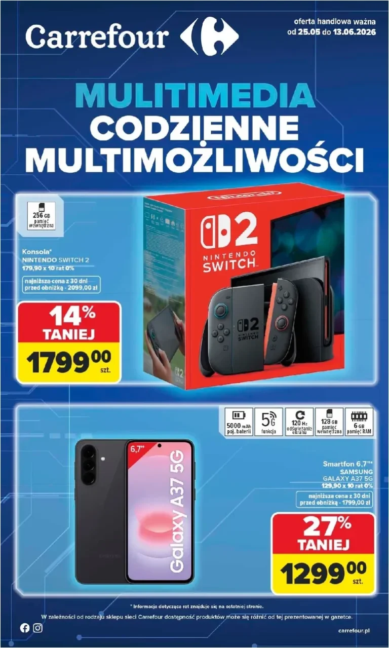 Carrefour – Multimedia gazetka od 25.05.2026 - strona 1