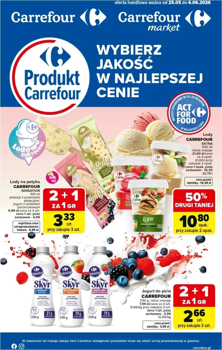 Carrefour – Produkt Carrefour gazetka od 25.05.2026 - strona 1