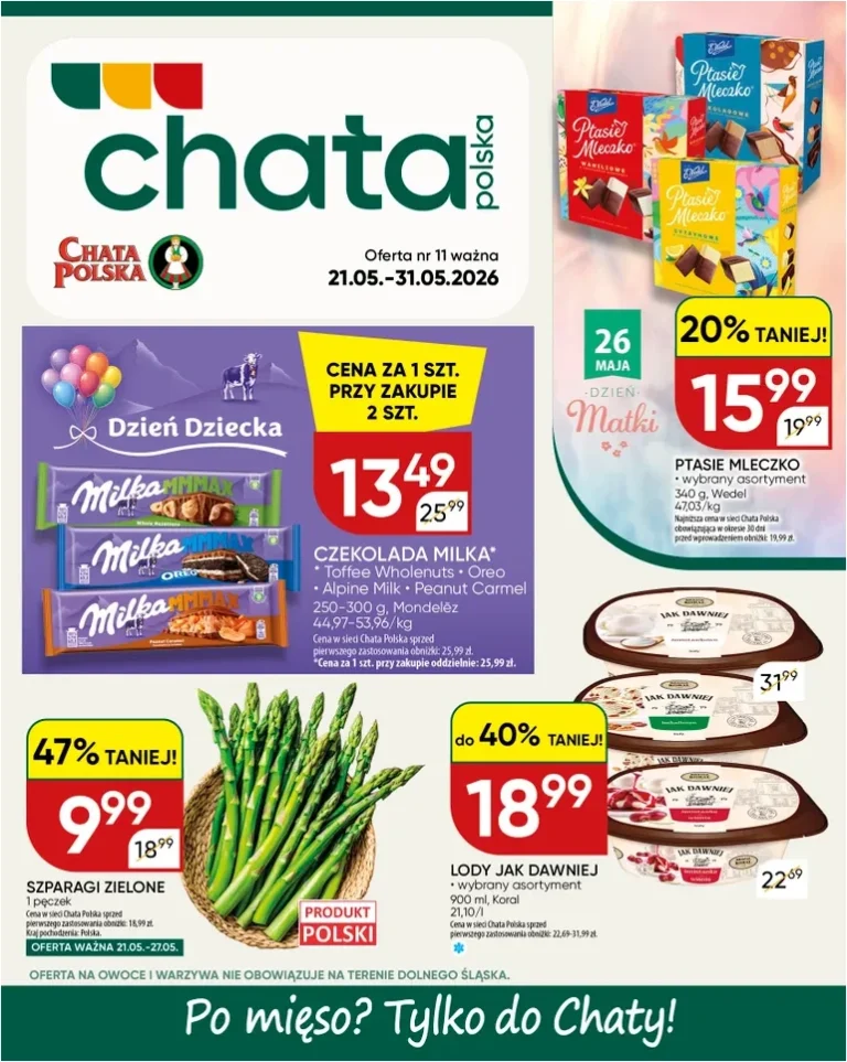 Chata Polska – Hity tygodnia gazetka od 21.05.2026 - strona 1