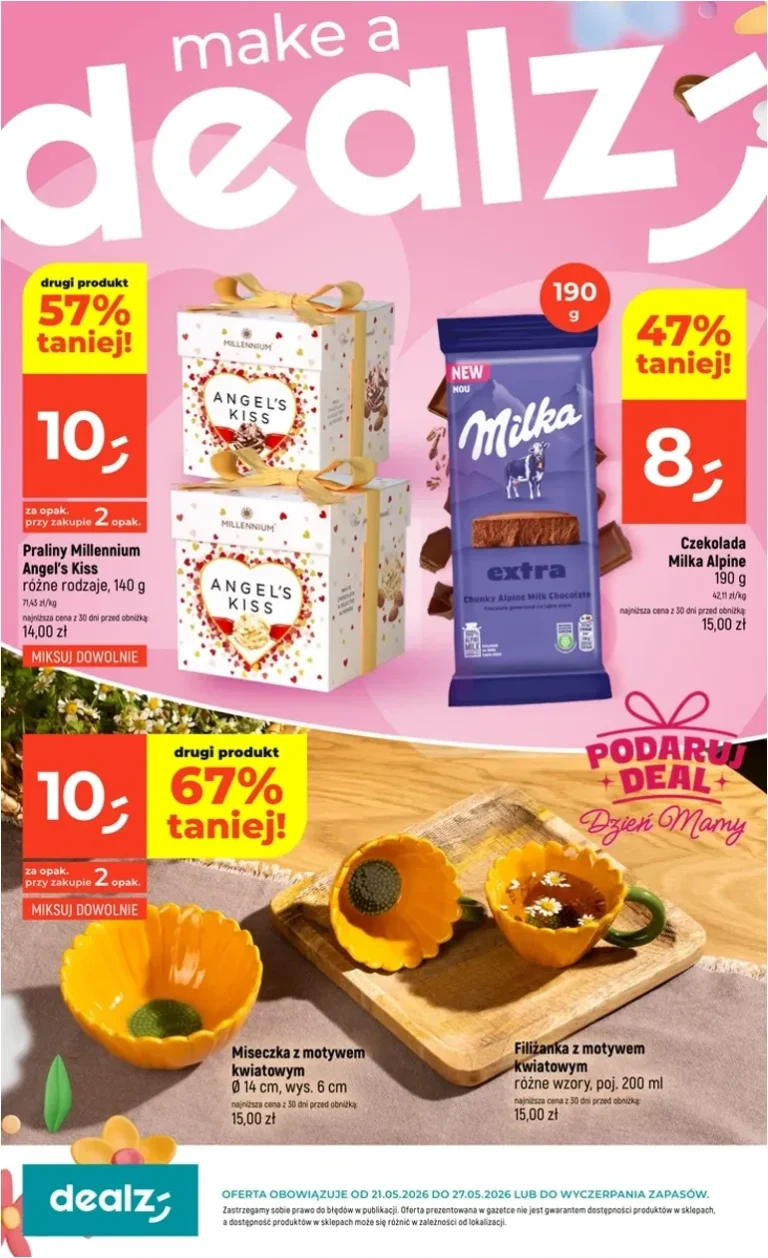 Dealz – Dzień Mamy gazetka od 21.05.2026 - strona 1