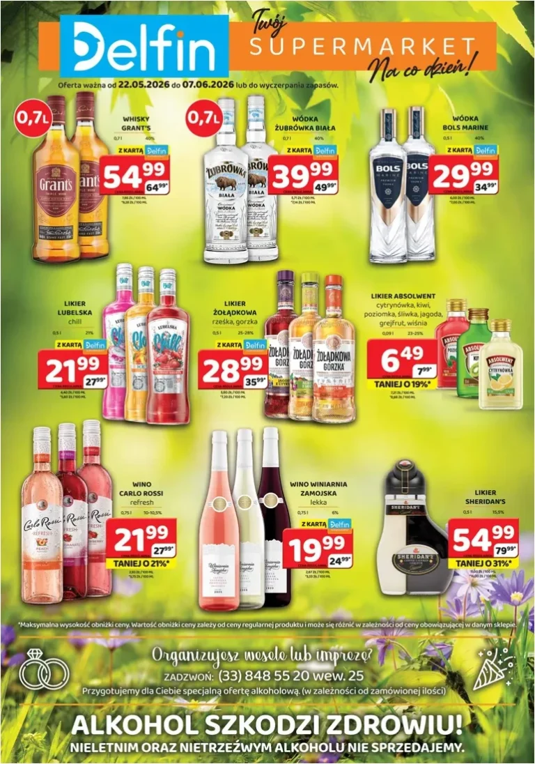 Delfin – Alkohole gazetka od 22.05.2026 - strona 1