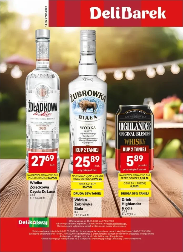 Delikatesy Centrum – Delibarek gazetka od 14.05.2026 - strona 1