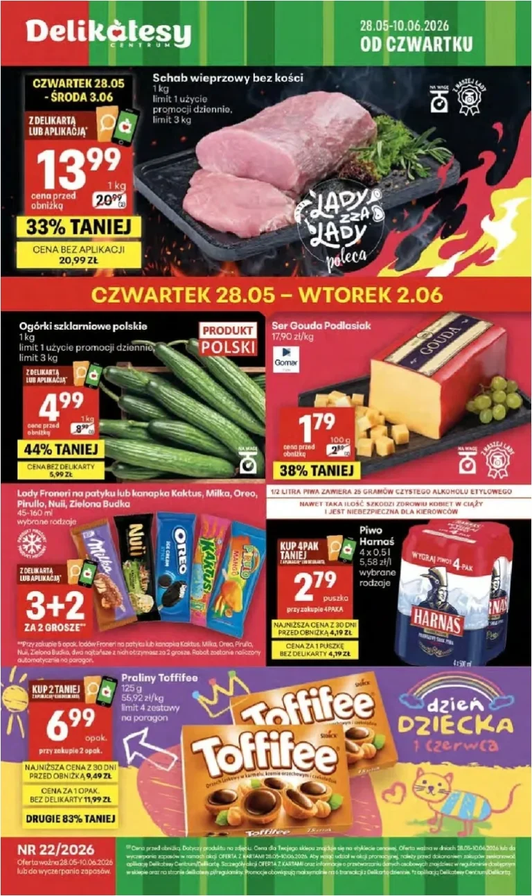 Najnowsza gazetka Delikatesy Centrum ważna od 28.05.2026 ⭐ - strona 1
