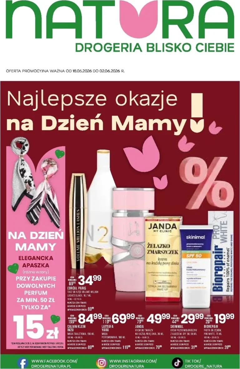 Drogerie Natura gazetka od 18.05.2026 - strona 1