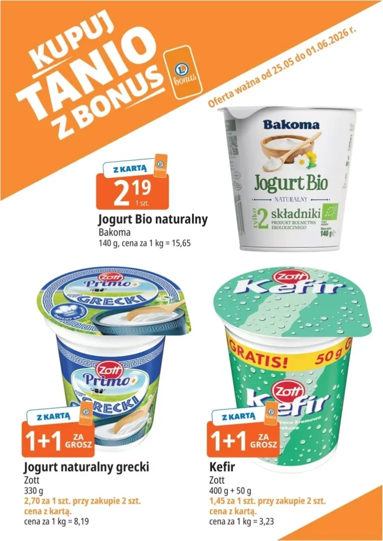 E.Leclerc – Bonus gazetka od 25.05.2026 - strona 1