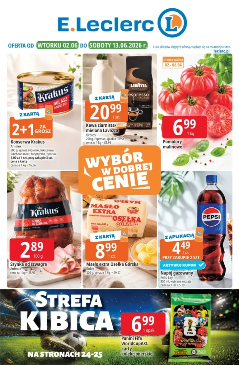 Najnowsza gazetka E.Leclerc ważna od 02.06.2026 ⭐ - strona 1