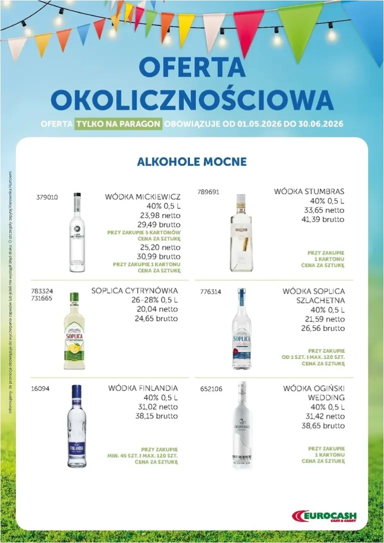Eurocash – Ulotka Okolicznościowa gazetka od 01.05.2026 - strona 1