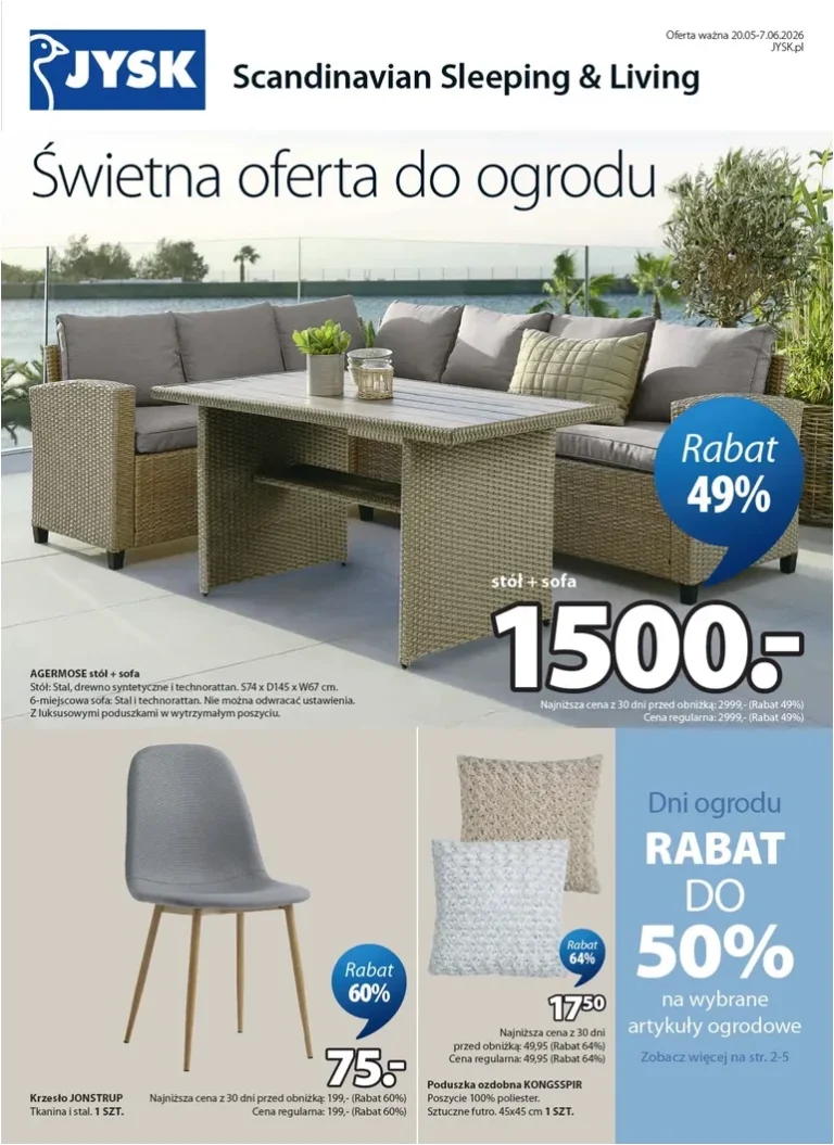 JYSK gazetka od 20.05.2026 - strona 1