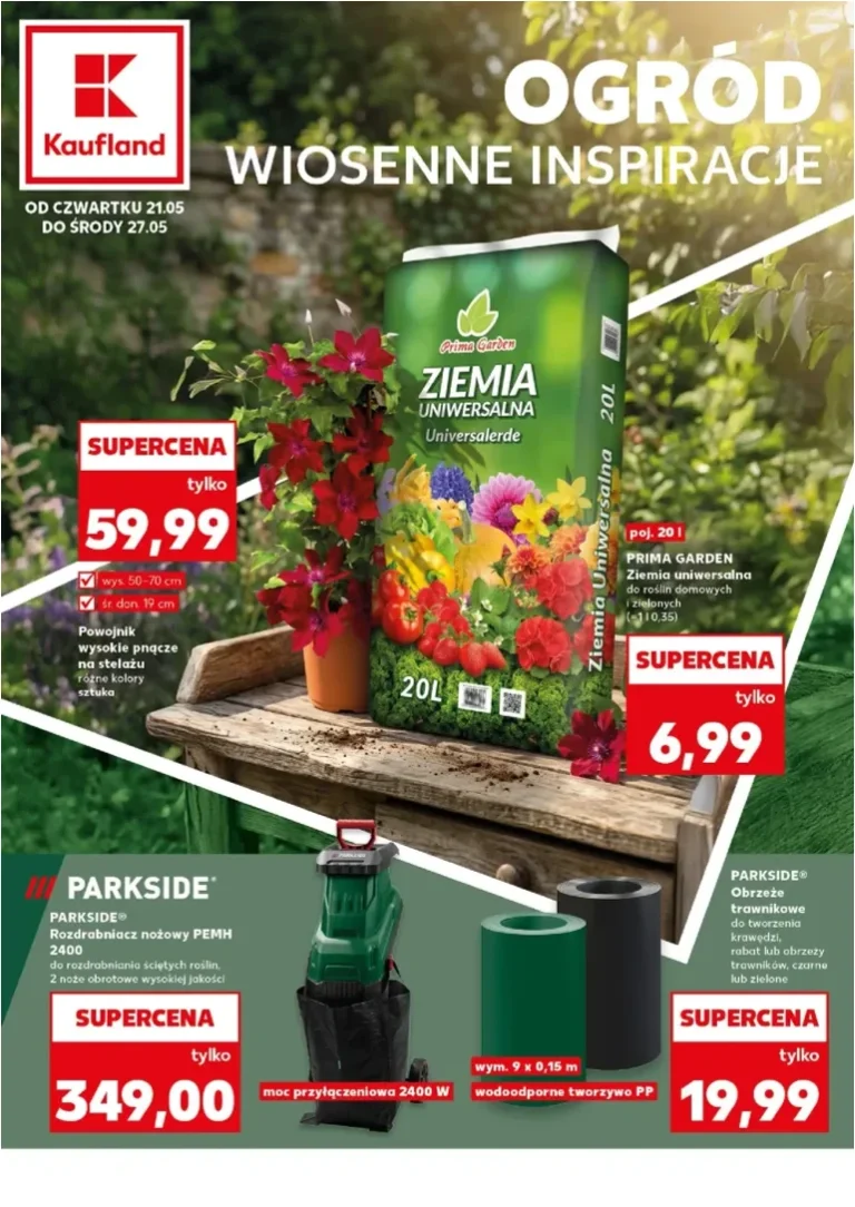 Kaufland – Katalog Ogród gazetka od 21.05.2026 - strona 1