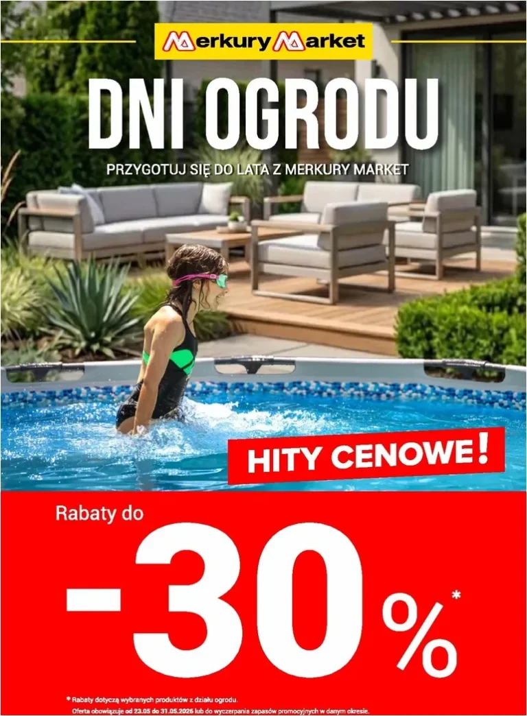 Merkury Market – Dni ogrodu gazetka od 23.05.2026 - strona 1