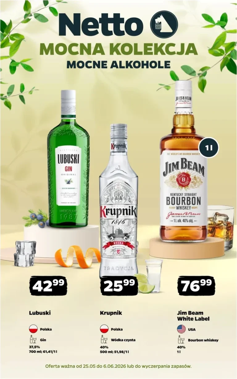 Netto – Mocne alkohole gazetka od 25.05.2026 - strona 1
