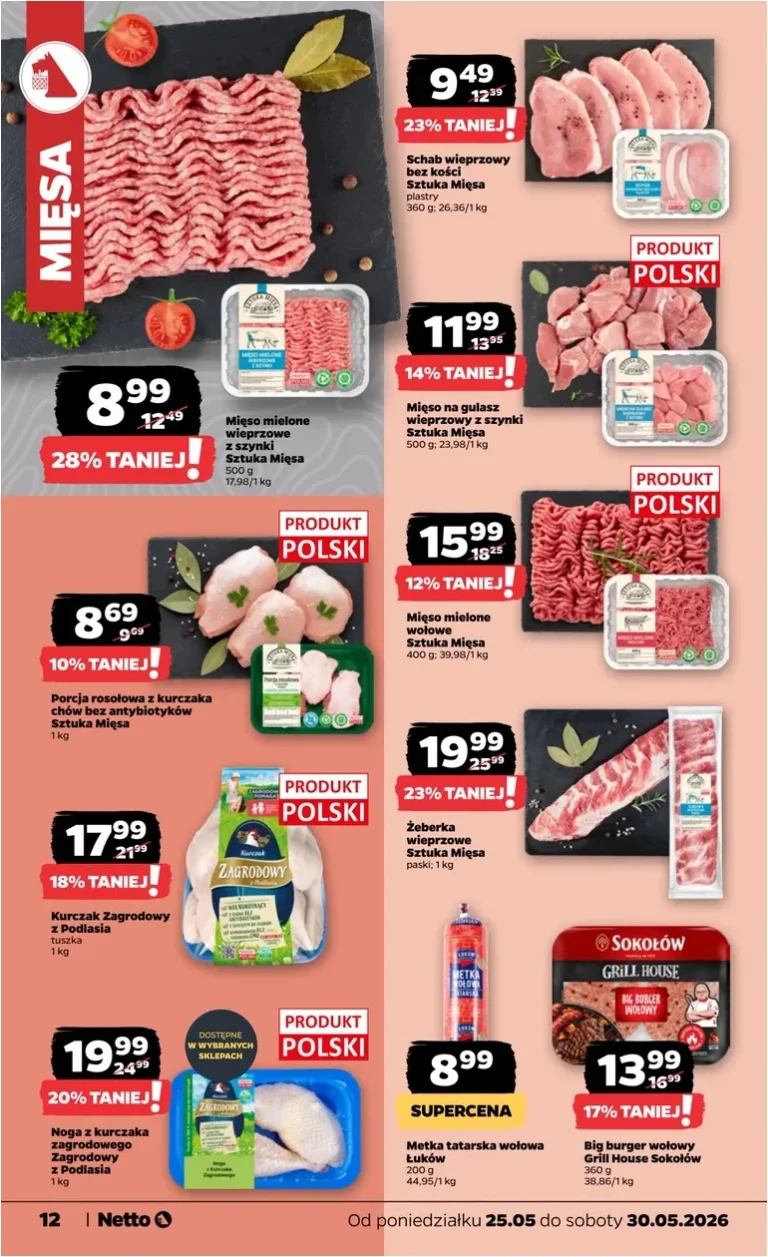 Netto – Food gazetka od 25.05.2026 - strona 12