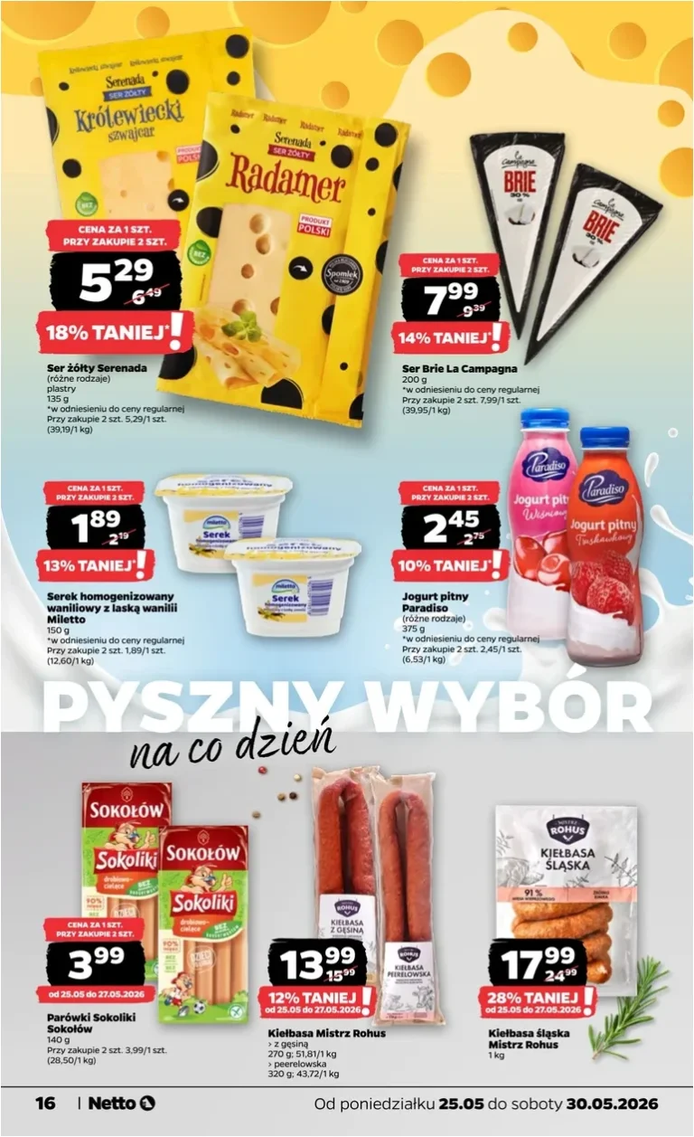 Netto – Food gazetka od 25.05.2026 - strona 16