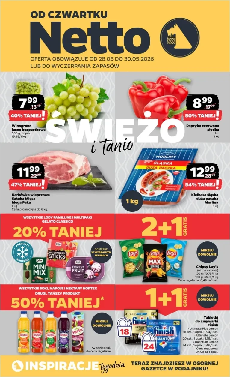 Netto – Food gazetka od 28.05.2026 - strona 1