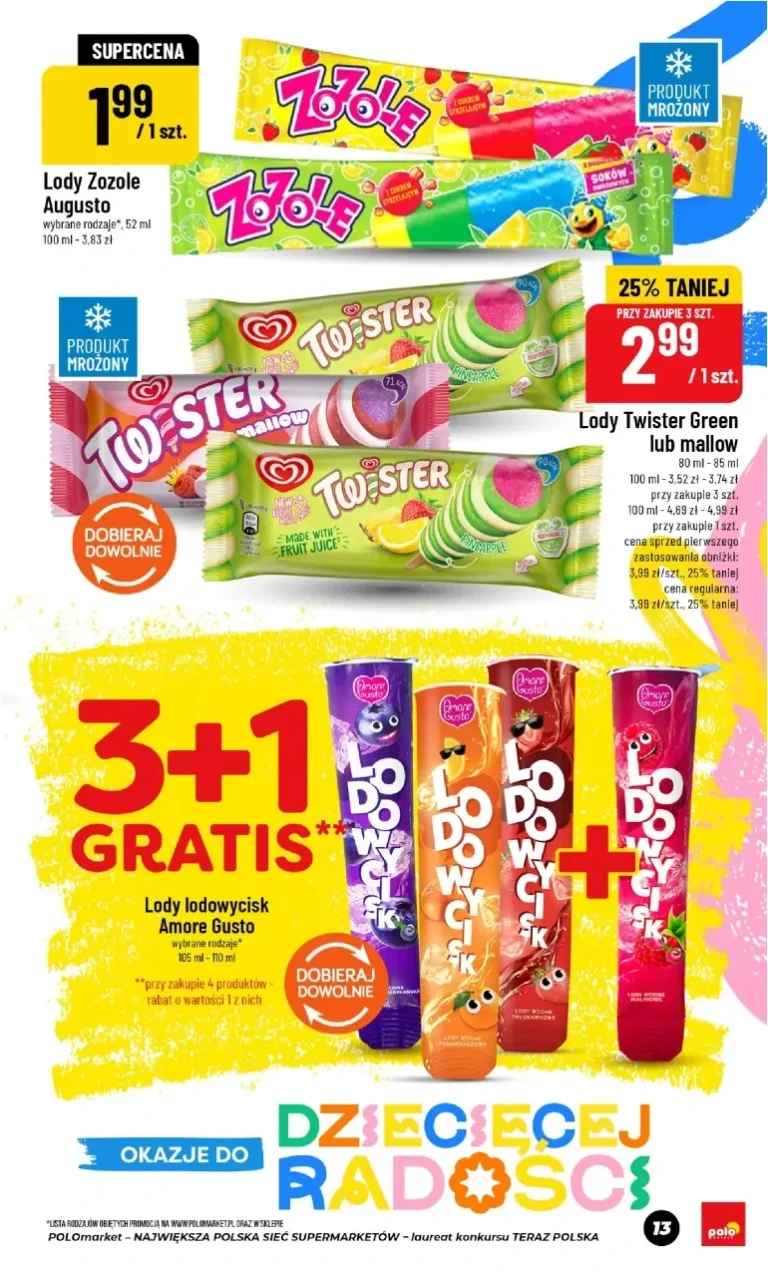 POLO market – Słodki Dzień Dziecka gazetka od 27.05.2026 - strona 13