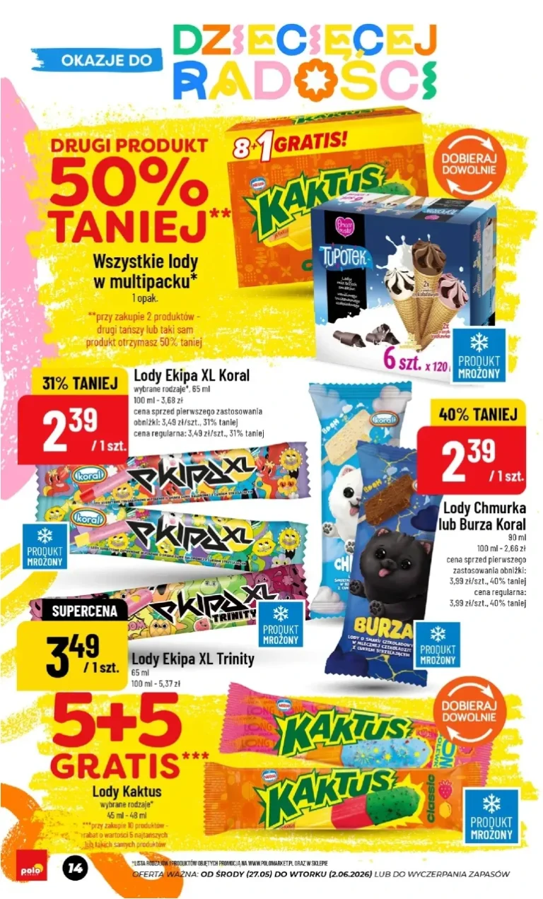 POLO market – Słodki Dzień Dziecka gazetka od 27.05.2026 - strona 14