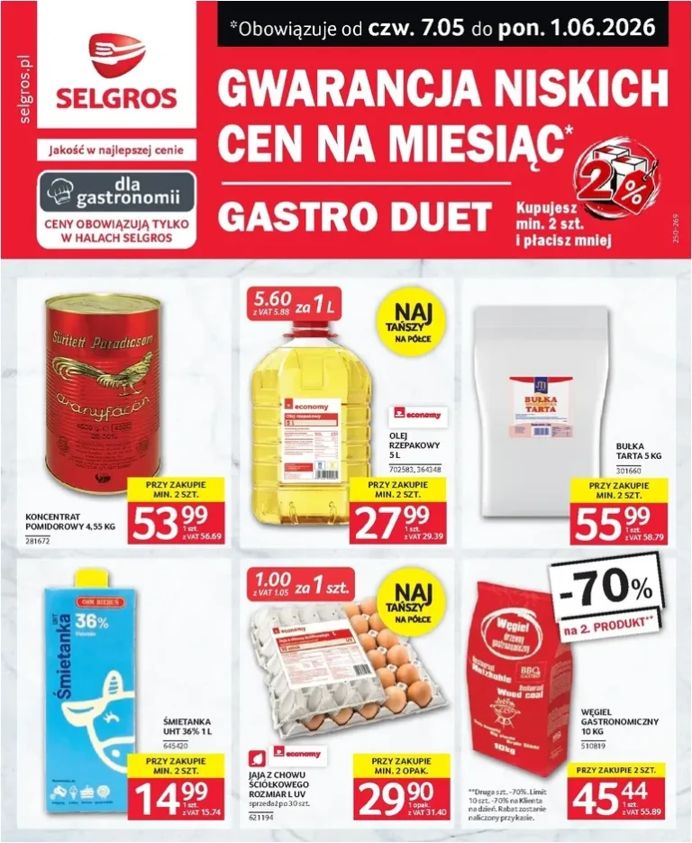 Selgros cash&amp;carry – Gastro Duet gazetka od 07.05.2026 - strona 1