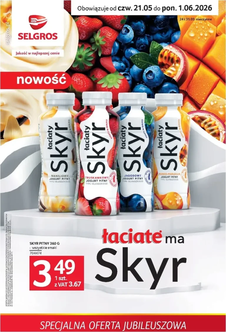 Selgros cash&amp;carry – Specjalna Oferta Jubileuszowa gazetka od 21.05.2026 - strona 1