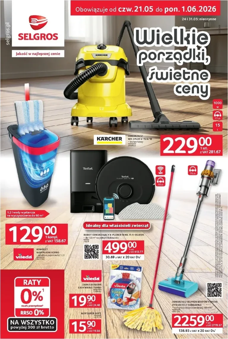 Selgros cash&amp;carry – Katalog Sprzątanie gazetka od 21.05.2026 - strona 1