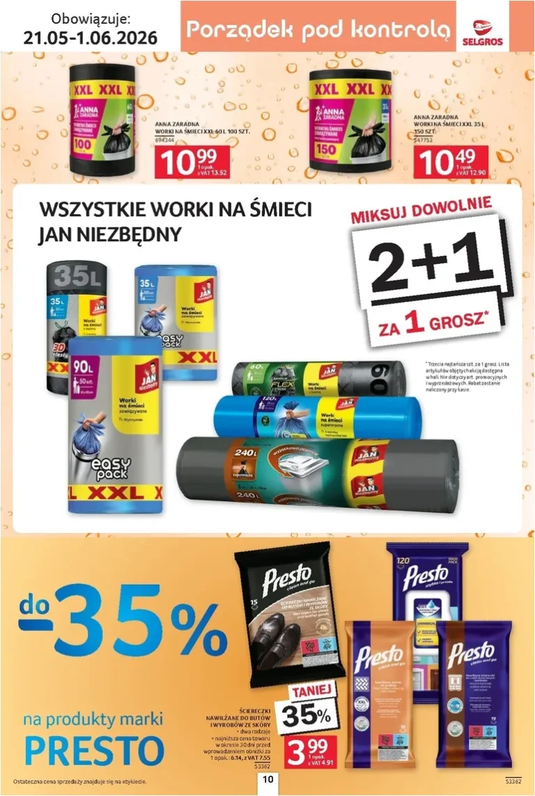 Selgros cash&amp;carry – Katalog Sprzątanie gazetka od 21.05.2026 - strona 10
