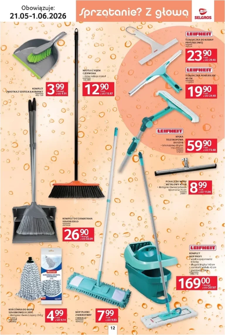 Selgros cash&amp;carry – Katalog Sprzątanie gazetka od 21.05.2026 - strona 12