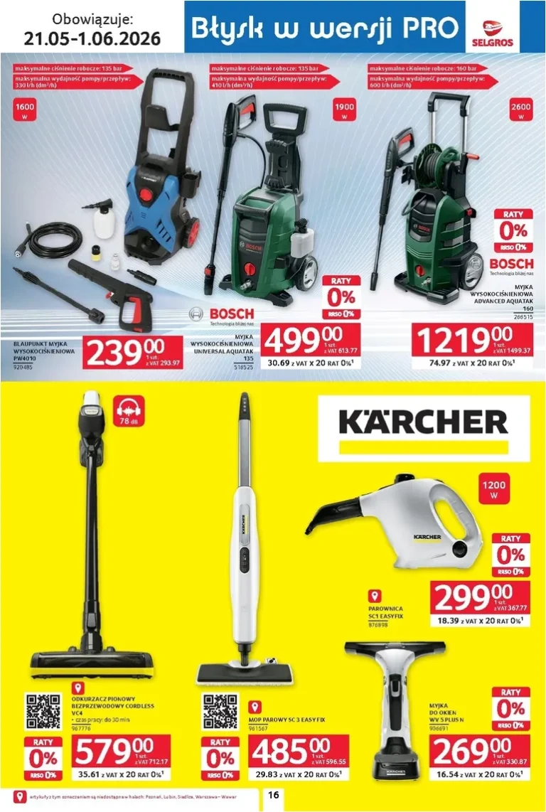Selgros cash&amp;carry – Katalog Sprzątanie gazetka od 21.05.2026 - strona 16