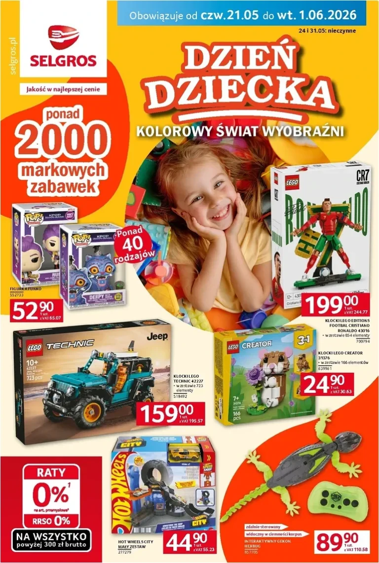 Selgros cash&amp;carry – Katalog Dzień Dziecka gazetka od 21.05.2026 - strona 1