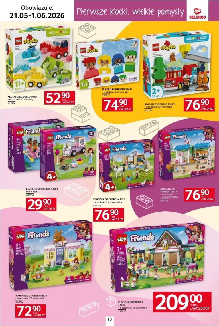 Selgros cash&amp;carry – Katalog Dzień Dziecka gazetka od 21.05.2026 - strona 13