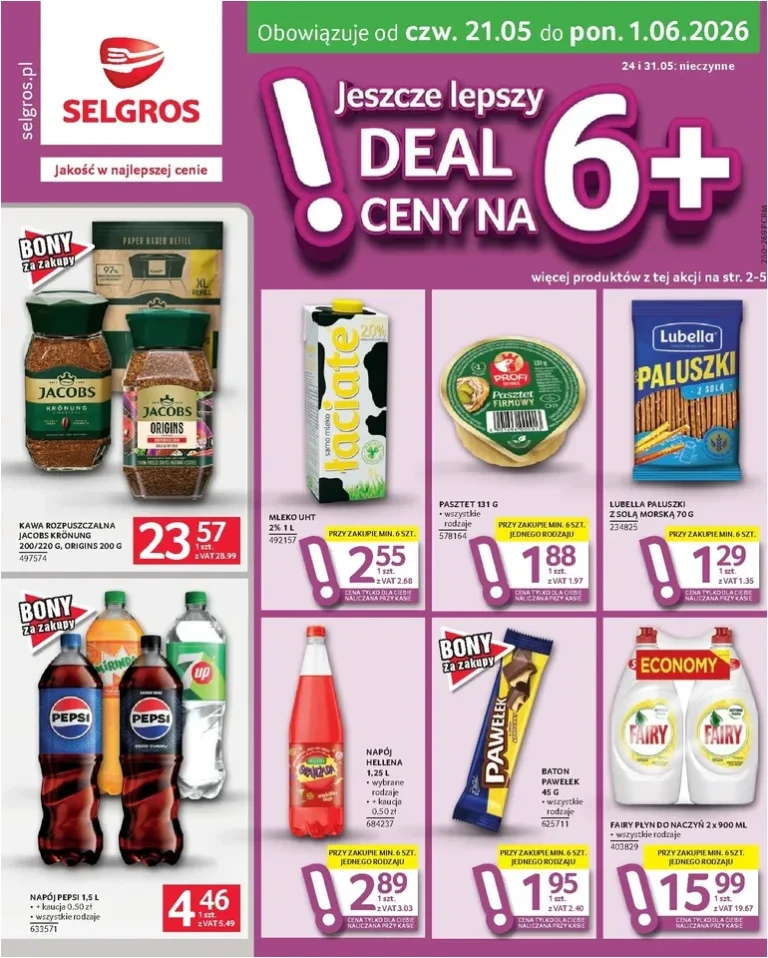 Selgros cash&amp;carry – Oferta dla profesjonalistów gazetka od 21.05.2026 - strona 1