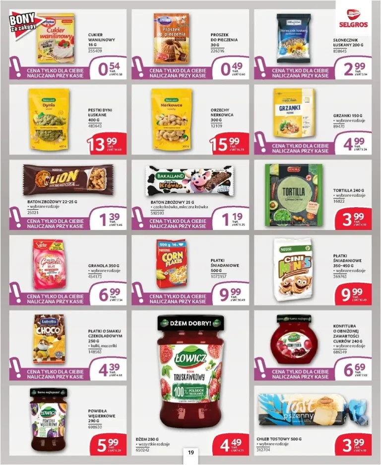 Selgros cash&amp;carry – Oferta dla profesjonalistów gazetka od 21.05.2026 - strona 19