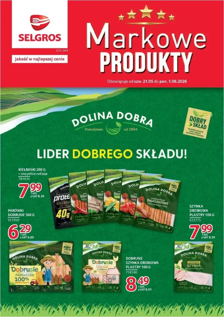 Selgros cash&amp;carry – Markowe Produkty gazetka od 21.05.2026 - strona 1
