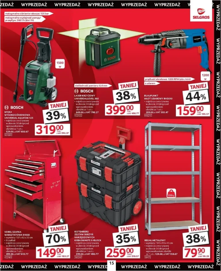 Selgros cash&amp;carry – Katalog Wielka Wyprzedaż gazetka od 21.05.2026 - strona 15