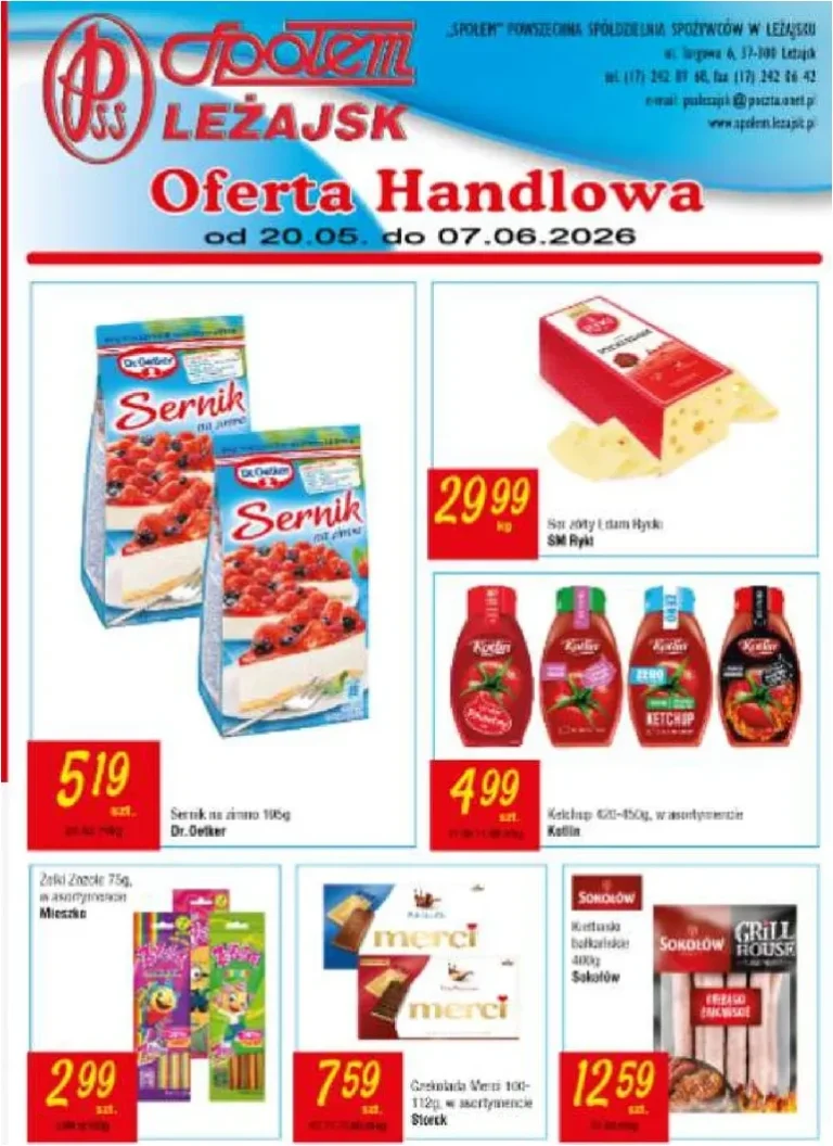 Społem – Lezajsk gazetka od 20.05.2026 - strona 1