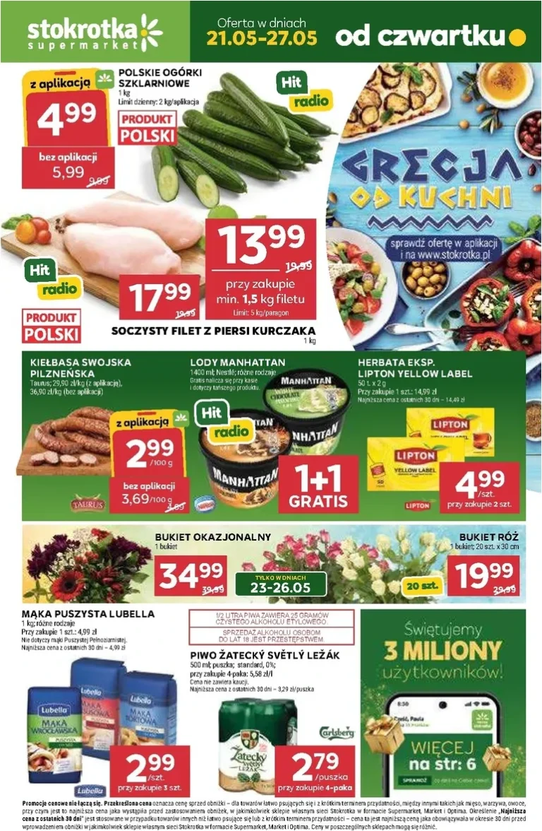 Stokrotka – Supermarket gazetka od 21.05.2026 - strona 1