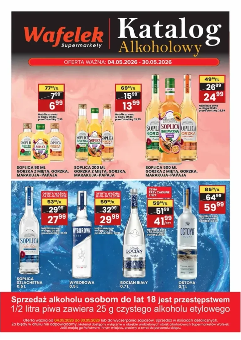 Wafelek – Katalog Alkoholowy gazetka od 04.05.2026 - strona 1